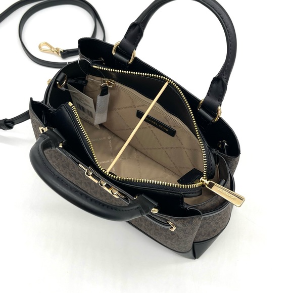 Michael Kors Reed Small Satchel Crossbody Bag & Trifold Wallet - Picture 9 of 12